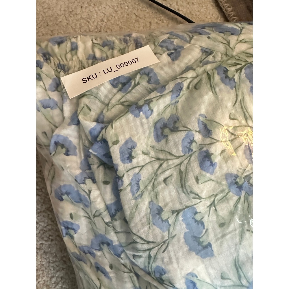 ASTR The Label Florentina Floral Tiered Maxi Dress Women M Blue NWOT - Picture 8 of 10